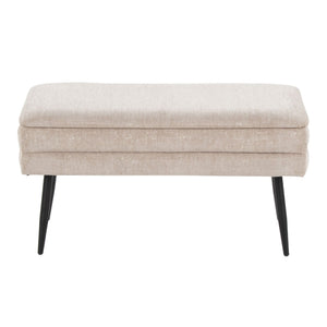 Neapolitan - Contemporary Storage Bench