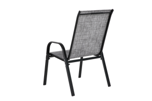 4 Piece Patio Chairs with Breathable Textilene Fabric