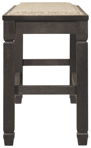 Tyler Creek - DBL Counter UPH Bench  - Antique Black