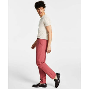 Calvin Klein Men's Slim Fit Red Dress Pants - Size 38X30
