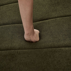 Modular Sectional Sofa With 2 Pillows, Symmetrical Design