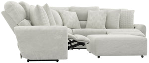 Majesty - Deep Seating Power Reclining Sectional And Ottoman
