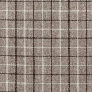 Plaid Rod Pocket and Back Tab Curtain Panel with Fleece Lining