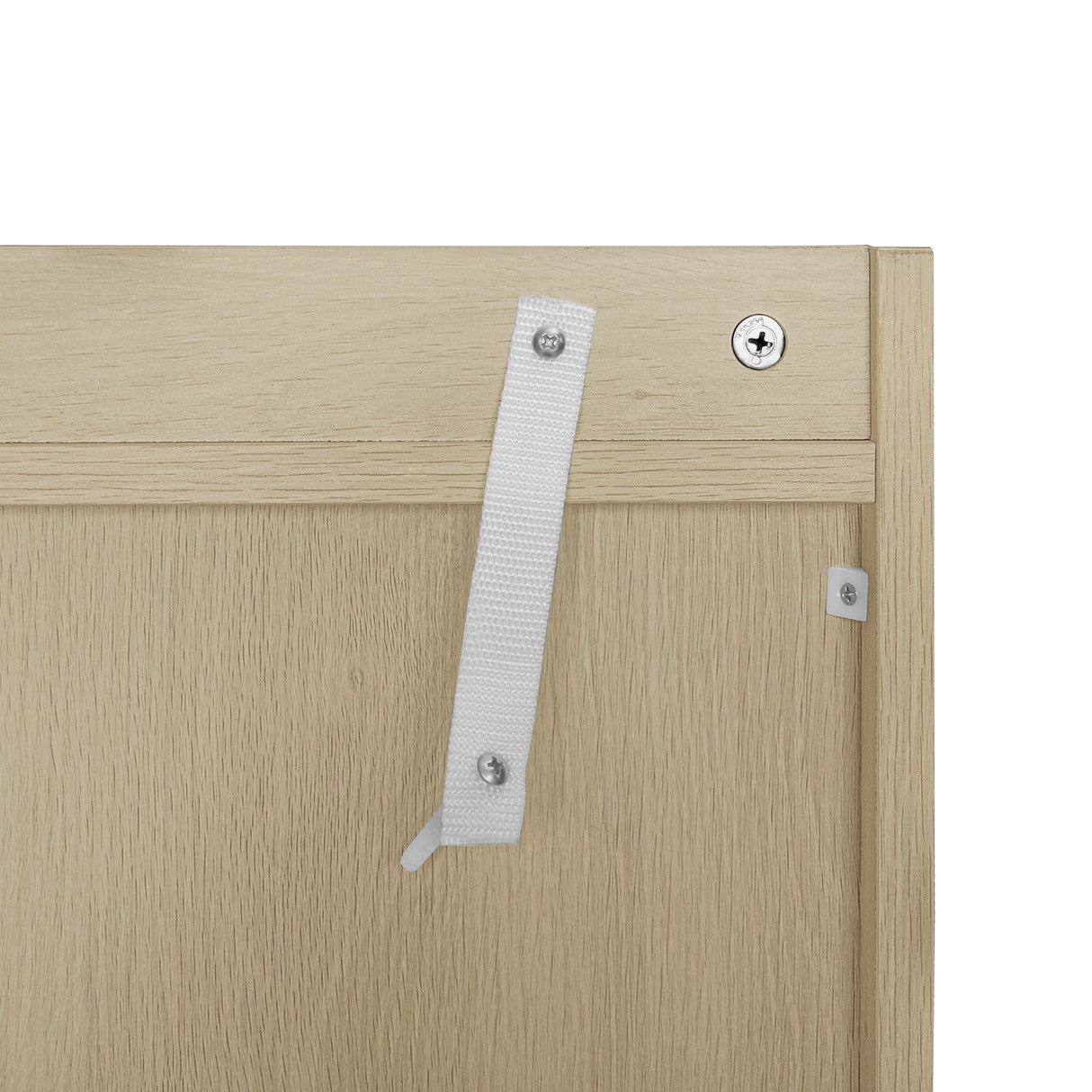 2 Door Shoe Rack, Freestanding, Modern Shoe Storage Cabinet, For Entryway - Natural