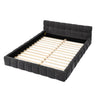 Modern Platform Bed Frame With Thick Fabric