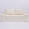 Comfortable Deep Seat Loveseat Sofa Bed, Reversible Cushion With Pillows