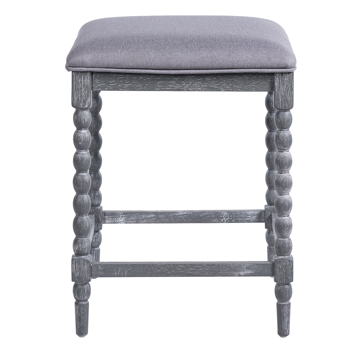 26" Counter Stools Set of 4 with Upholstered Seat
