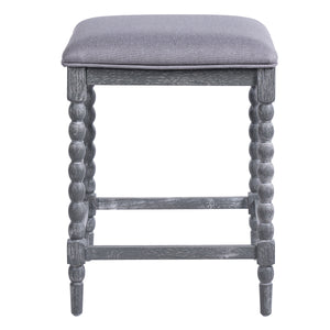 26" Counter Stools Set of 4 with Upholstered Seat