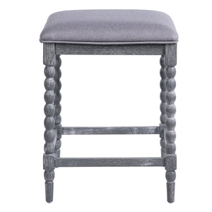 26" Counter Stools Set of 4 with Upholstered Seat