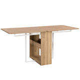 TOPMAX Modern Compact 63-inch 5-Piece Extendable Dining Table Set