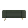 Modern Oval Storage Ottoman With Upholstery