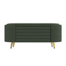 Modern Oval Storage Ottoman With Upholstery
