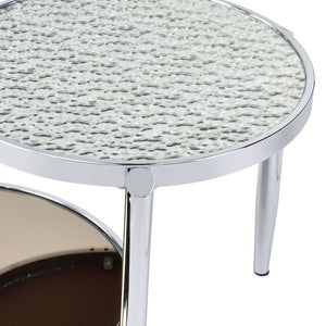 Abbe - Coffee Table - Glass & Chrome