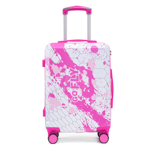 20 Inch PC Spinner Wheel Luggage - Pink