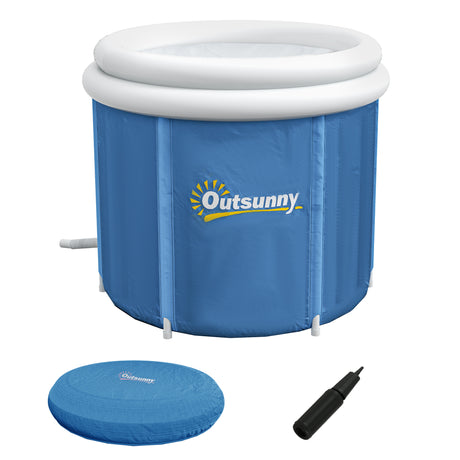 Portable Ice Bath Tub for Athletes – 79 Gallon Cold Plunge with Carry Bag & Dual Covers