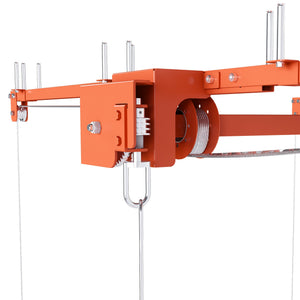 Orange Overhead Garage Storage Rack 3x6 FT