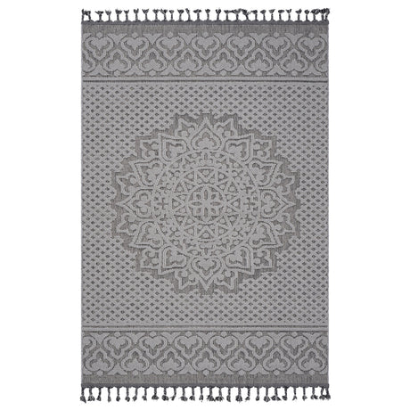 Naar guros collection medallion indoor/outdoor area rug