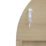 70.28" Tall Arched Kitchen Pantry Cabinet