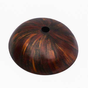 Vessel Bathroom Sink With Pop Up Drain, Round Bowl Design For Bathrooms - Brown