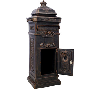 Mailboxs Residential Large-Capacity Letter Box, Rainproof Postbox Statue
