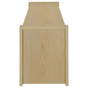 Laurelton 78-inch 4-door TV Stand Media Console Light Oak