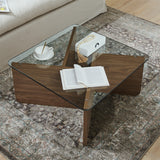 Modern Industrial Square Coffee Table