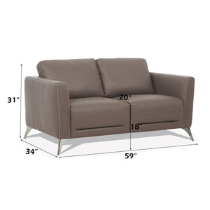Malaga Leather Loveseat