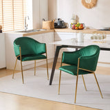 Modern Upholstered Dining Chair with Frame and Plush Comfort