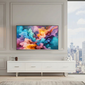 TV Stand With Slatted Drawers