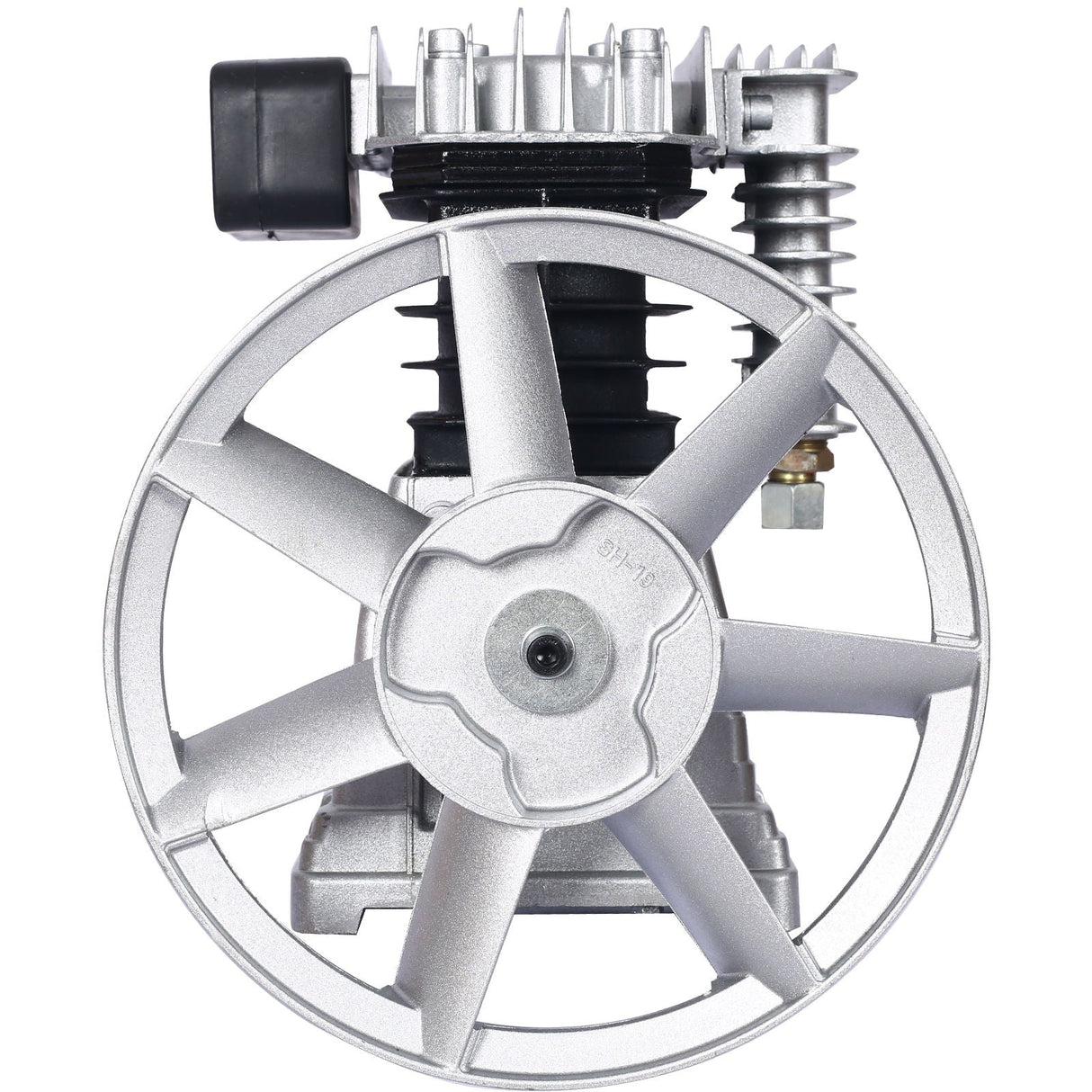 Piston 2Hp Air Compressor Head Pump 115Psi 1.5Kw - Silver
