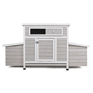 Large Chicken Coop Outdoor Hen House with Dual Nesting Boxes