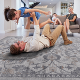 NAAR MARFI Collection Oriental Non-Shedding and Stain Resistant Area Rug