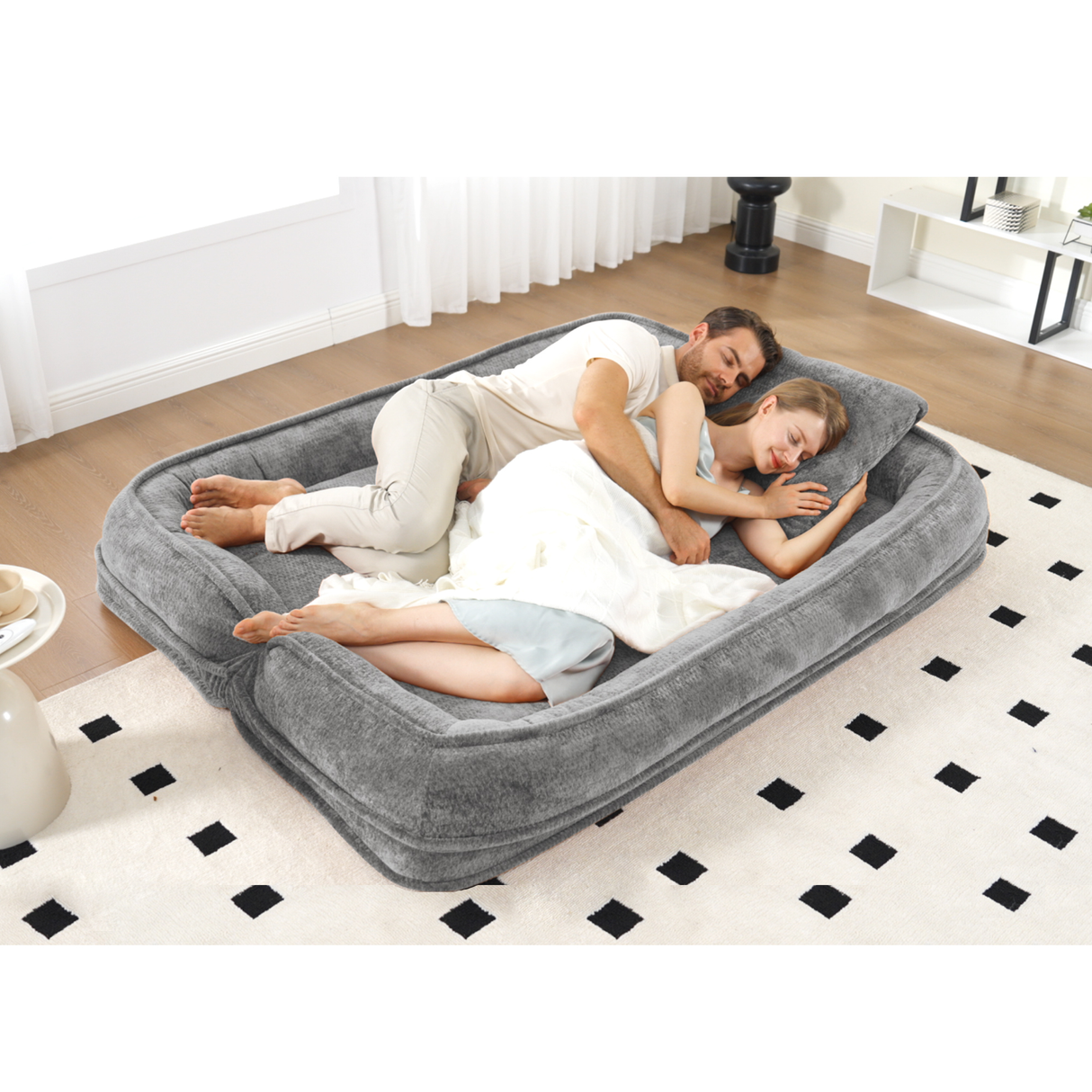 Double Human Dog Bed Loveseat - Extra Large Floor Couch