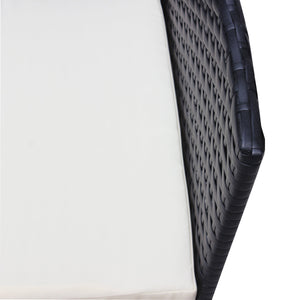 4 PC Rattan Patio Furniture Set Outdoor Cushioned Wicker Sofa