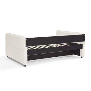 Upholstered Daybed With Pop Up Trundle