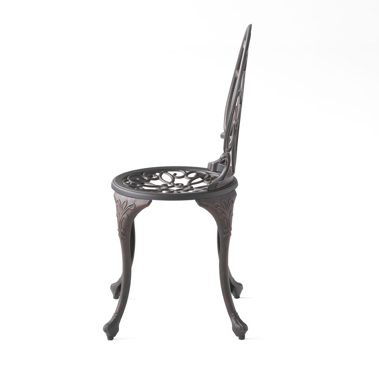 Charleston 3 Pieces Cast Bistro Set - Copper