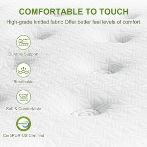14 Inch Queen Size Hybrid Mattress