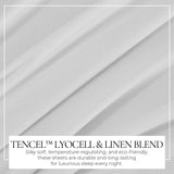 TENCEL™ Lyocell & Linen Blend Sheet Set - Magdalena Collection