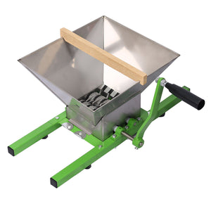 Portable 7L Manual Juicer Grinder for Hard Fruits - Green