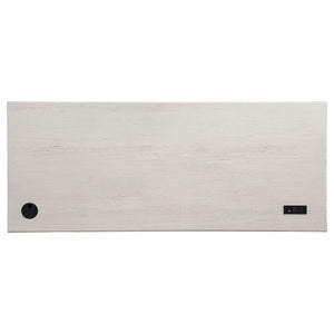 Altidore 68-inch 7-drawer Executive Home Office Desk Distressed White