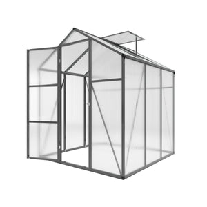 Windproof Greenhouse with Raised Base - Black