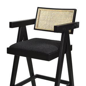 Milan - Modern Webbing Back Stool With Arms (Set of 3)