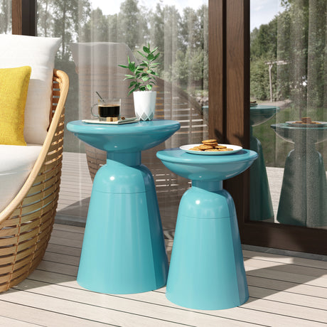 Outdoor-set-of-2-end-tables-Outdoor-Tables