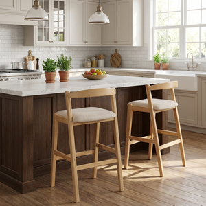 Balmain Indoor Rubberwood Barstool