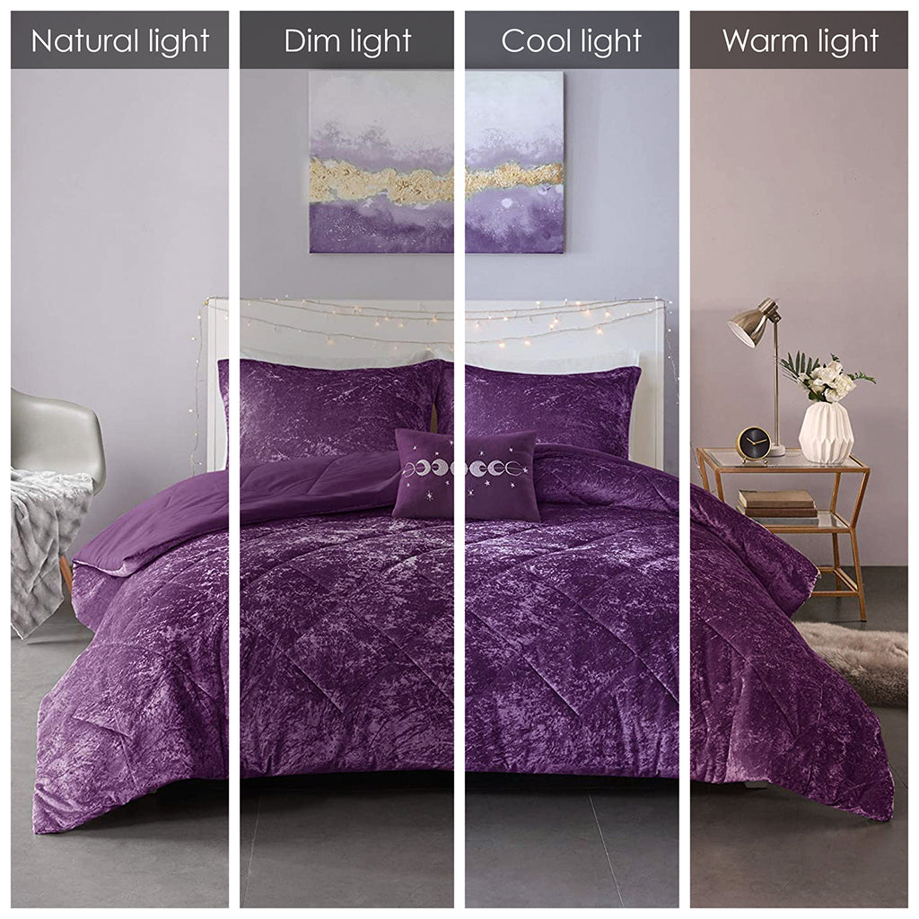 Velvet comforter set - 1  twin/twin xl