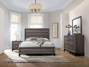 Watson Four-piece California King Bedroom Set Grey Oak