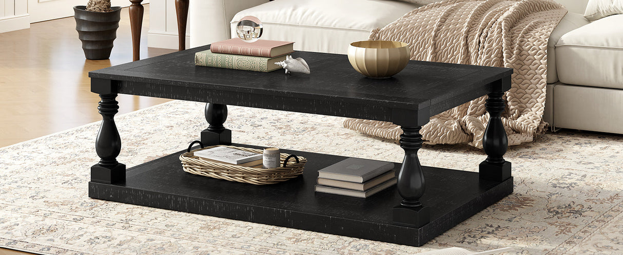 U_STYLE Vintage Coffee Table