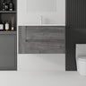 36 Inch Floating Bathroom Vanity with Sink, Soft-Close Door, Ceramic Sink, Plywood