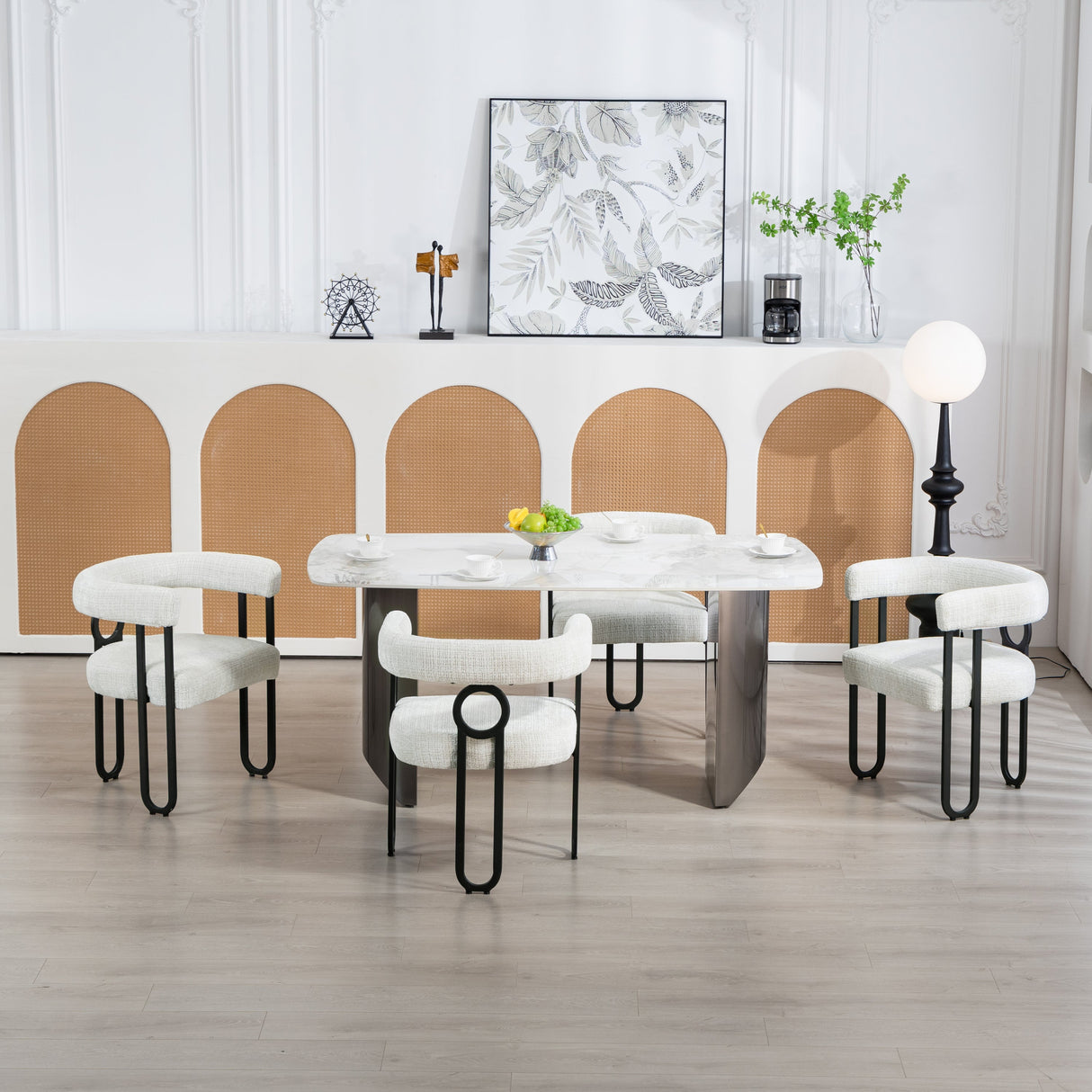 House hold contemporary designed upholstered accent/dining chair/barrel side chairs set of 2
