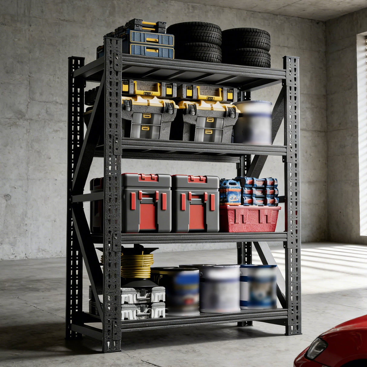 Heavy Duty Metal Adjustable Garage Shelves